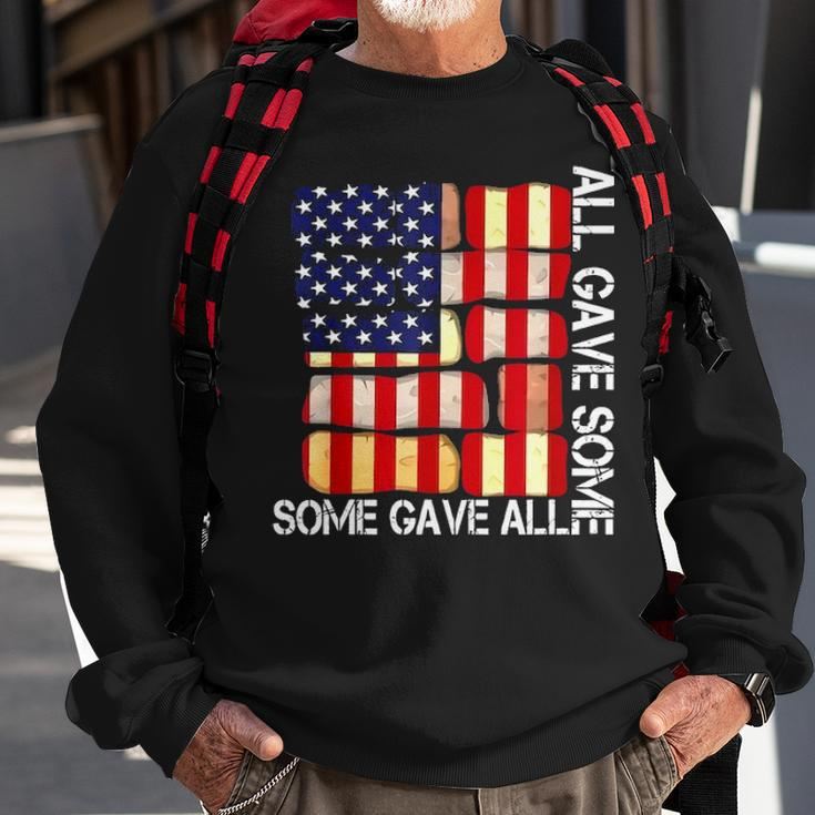 All Gave Some Some Gave All Memorials Day Sweatshirt Gifts for Old Men