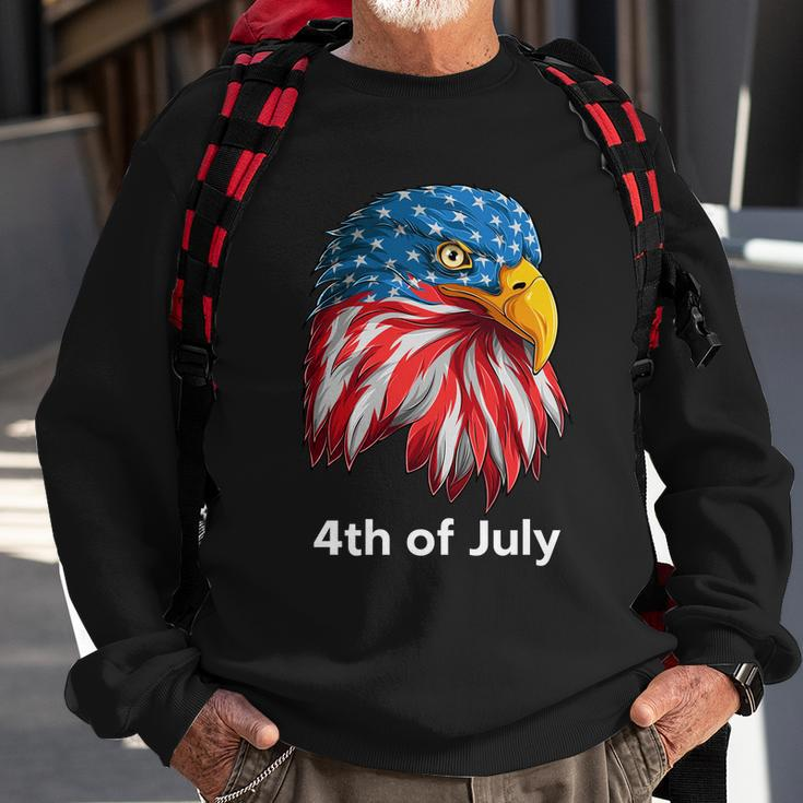 American Bald Eagle Mullet 4Th Of July Funny Usa Patriotic Gift Sweatshirt Gifts for Old Men