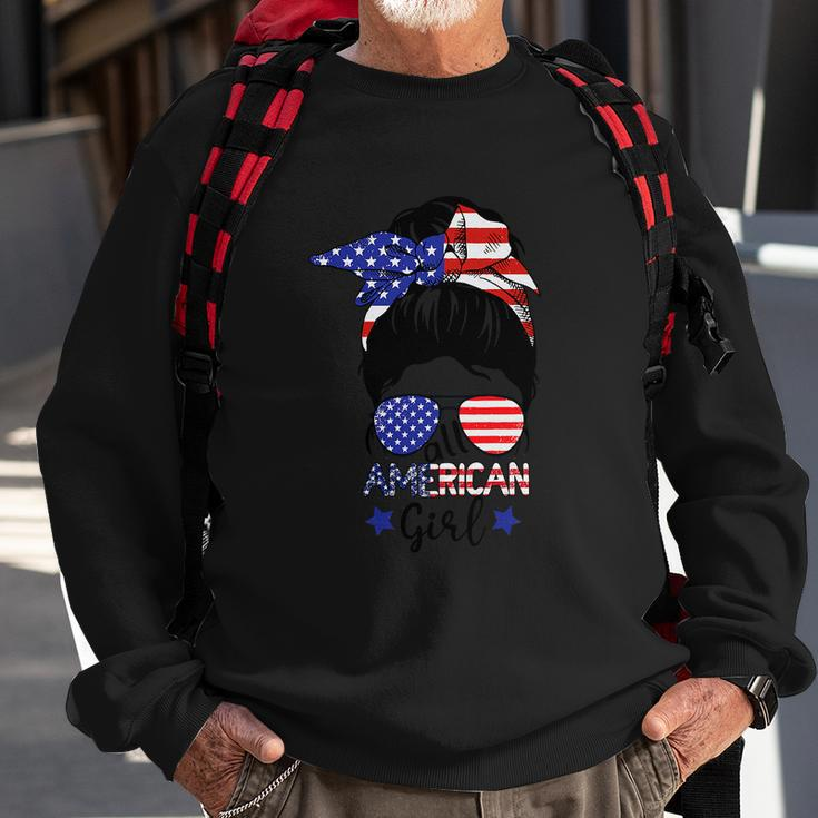 American Girl 4Th Of July V2 Sweatshirt Gifts for Old Men