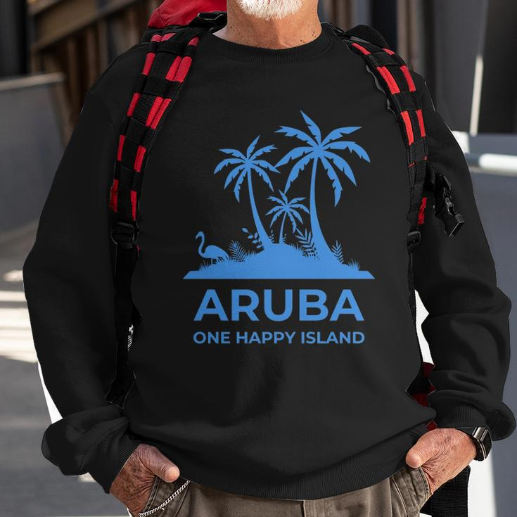 Aruba One Happy Island V2 Sweatshirt Gifts for Old Men