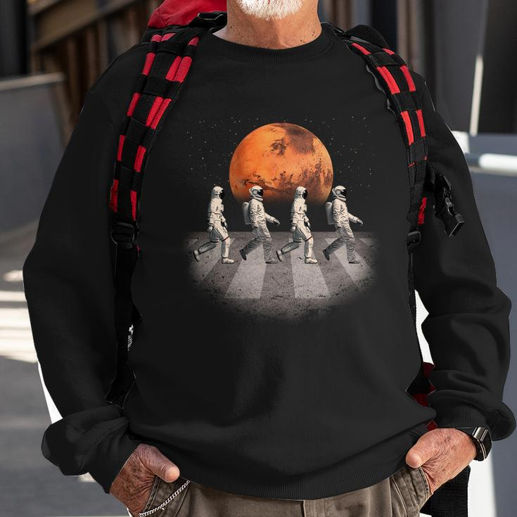 Astronauts Occupy Mars Crosswalk Tshirt Sweatshirt Gifts for Old Men