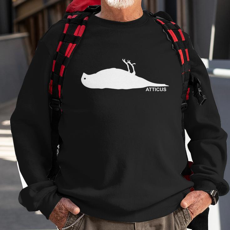 Atticus Crow Logo Sweatshirt Gifts for Old Men