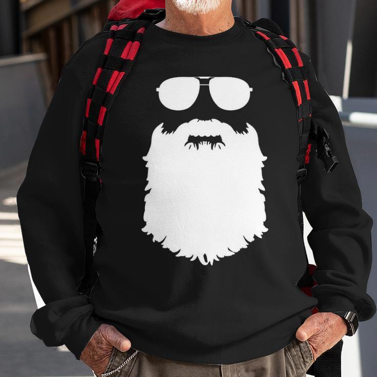 Aviator Glasses And Beard V2 Sweatshirt Gifts for Old Men