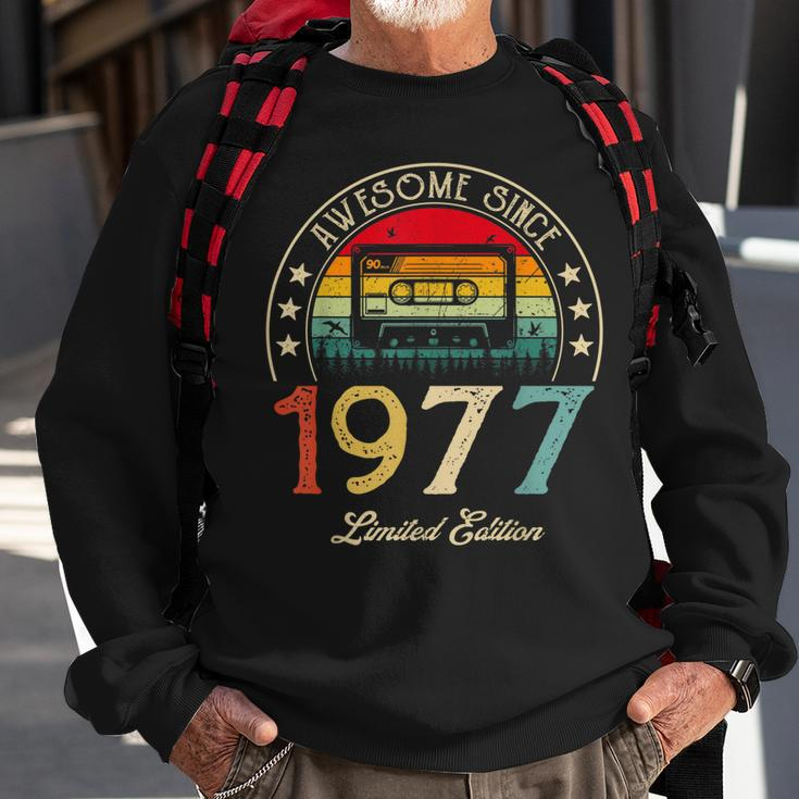 Awesome Since 1977 Vintage 1977 45Th Birthday 45 Years Old Sweatshirt Gifts for Old Men