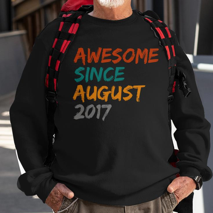 Awesome Since August V3 Sweatshirt Gifts for Old Men