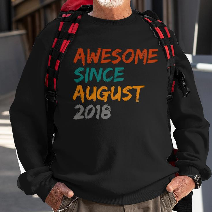 Awesome Since August V4 Sweatshirt Gifts for Old Men