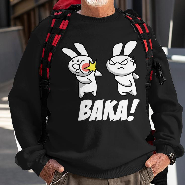 Baka Rabbit Slap Funny Anime Tshirt Sweatshirt Gifts for Old Men