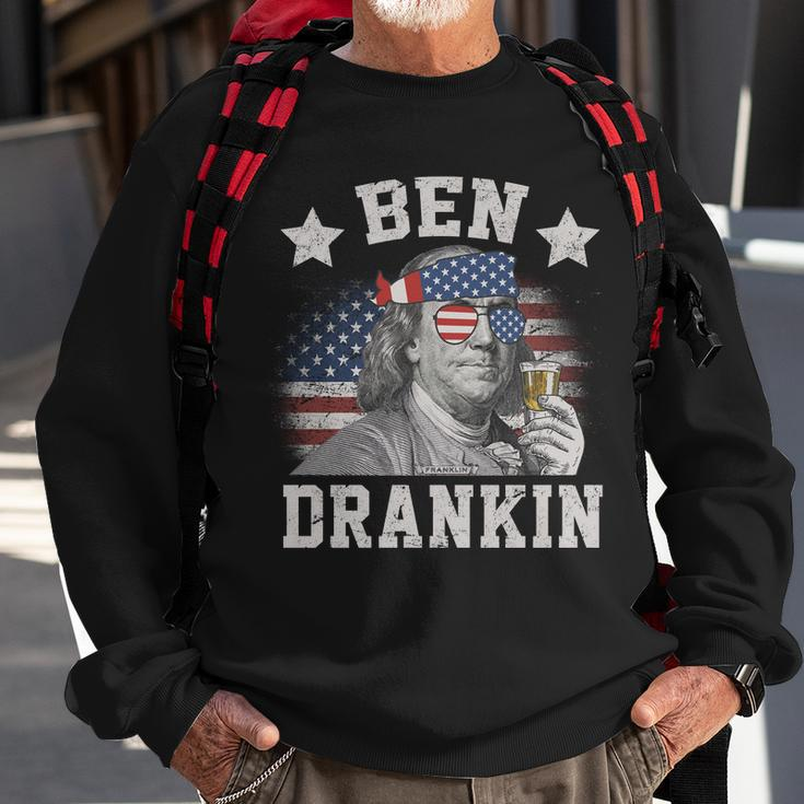 Ben Drankin Party Vintage Usa Sweatshirt Gifts for Old Men