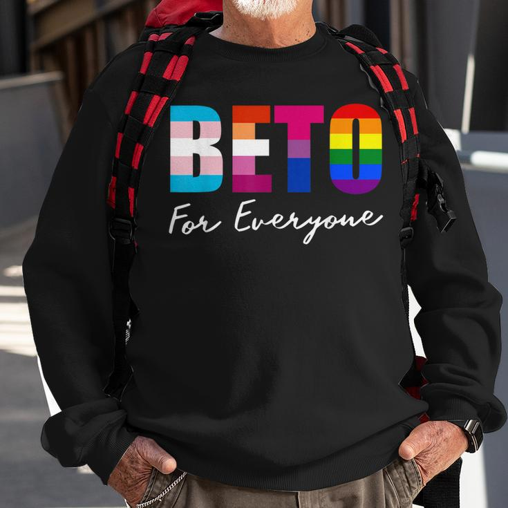Beto For Everyone Gay Pride Men Women Sweatshirt Graphic Print Unisex Gifts for Old Men