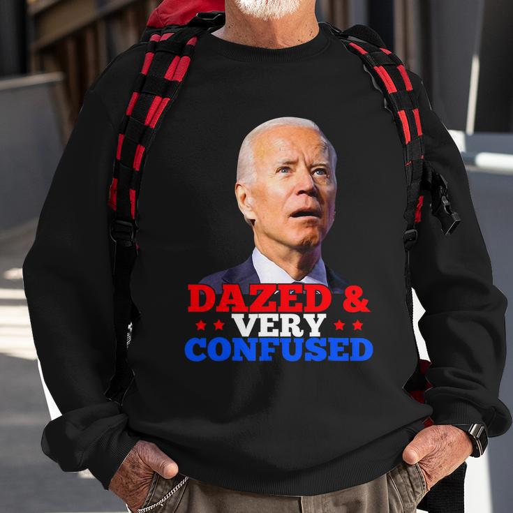 Biden Dazed And Very Confused Funny Mothers Day Sweatshirt Gifts for Old Men