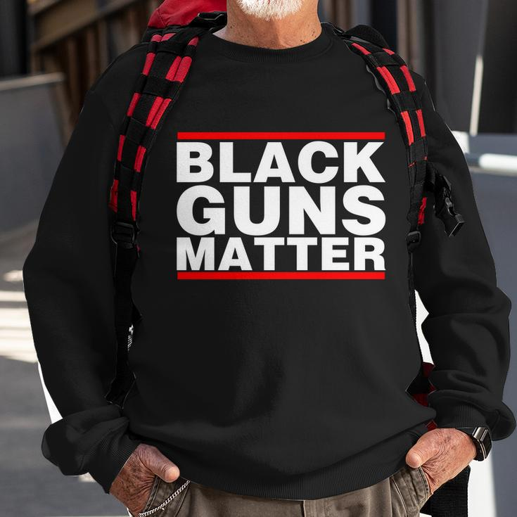 Black Guns Matter Shirt Gift For Gun Owner Tshirt Sweatshirt Gifts for Old Men