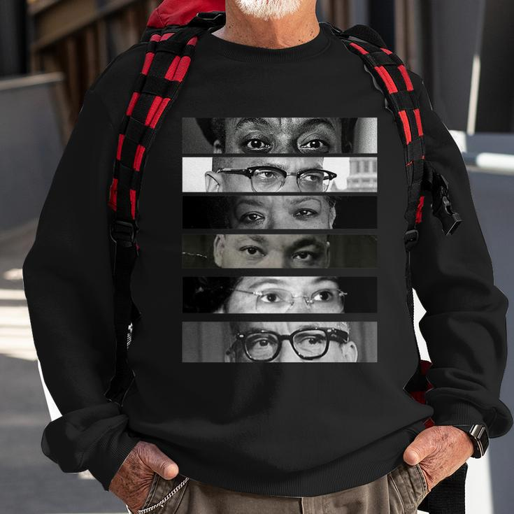 Black History Month Eyes Of Justice Sweatshirt Gifts for Old Men