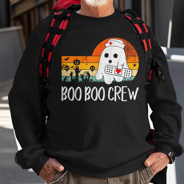 Boo Boo Crew Nurse Halloween Nurse For Women Sweatshirt Gifts for Old Men