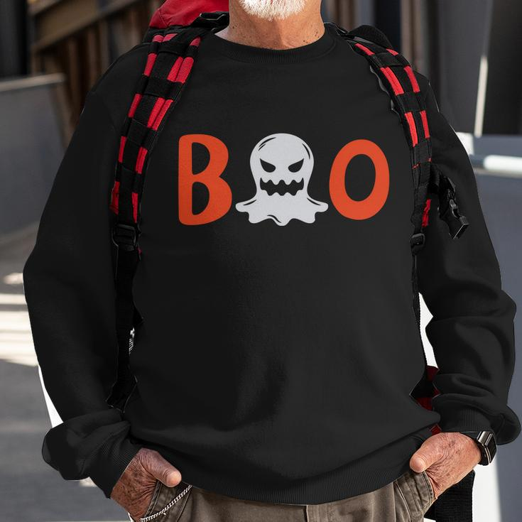 Boo Ghost Funny Halloween Quote Sweatshirt Gifts for Old Men