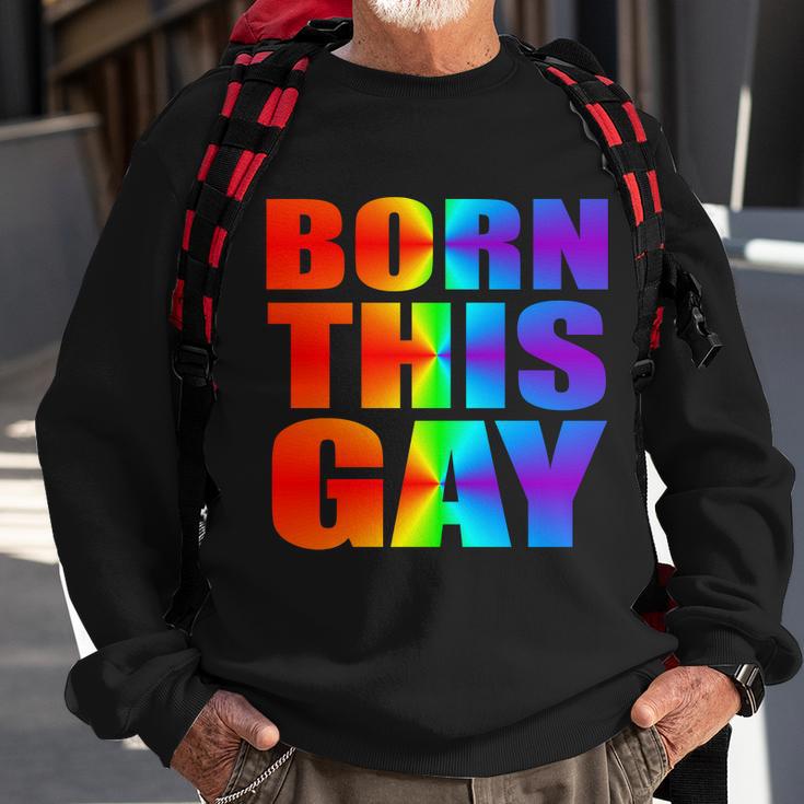 Born This Gay Pride Lgbt Tshirt Sweatshirt Gifts for Old Men