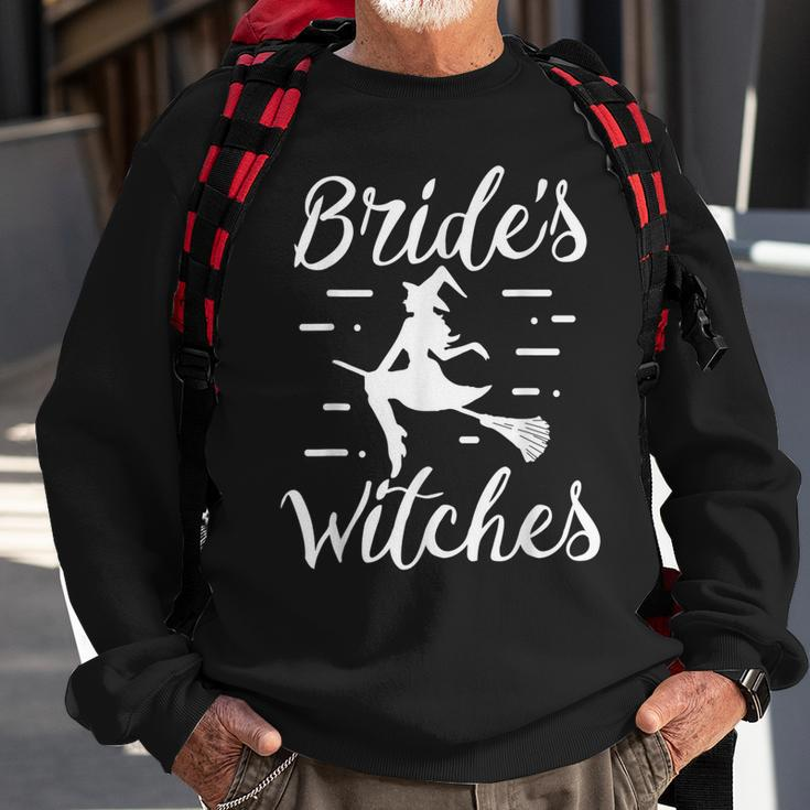 Brides Witches Halloween Bachelorette Party Witch Wedding Sweatshirt Gifts for Old Men