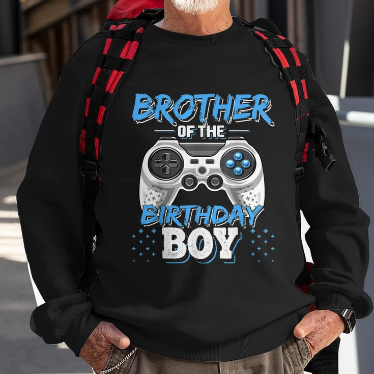 Brother Of The Birthday Boy Matching Video Gamer Party Sweatshirt Gifts for Old Men