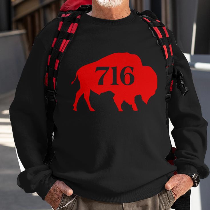 Buffalo 716 New York Football Tshirt Sweatshirt Gifts for Old Men