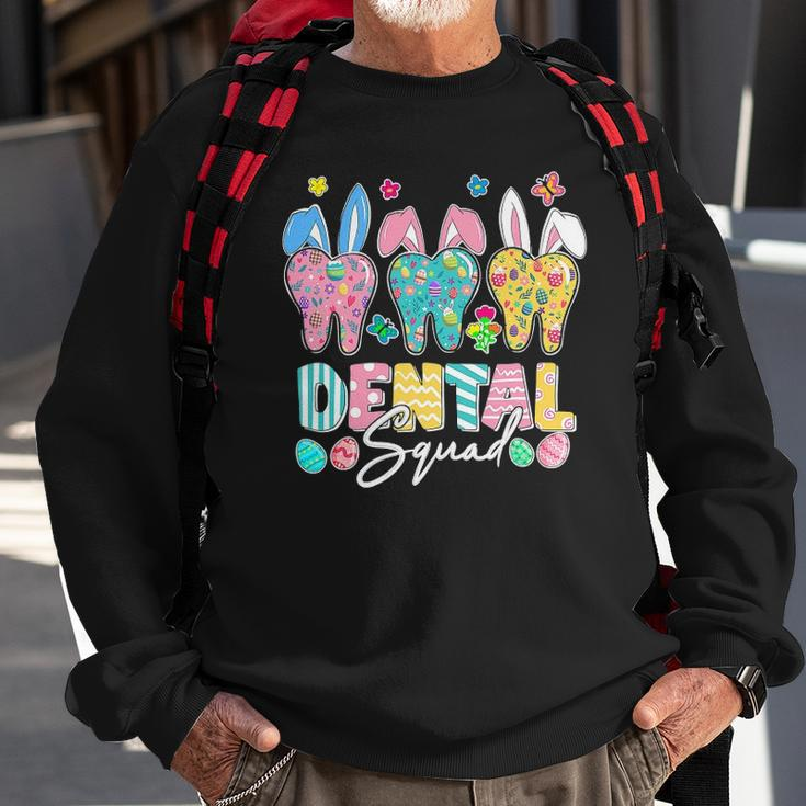 Bunny Ears Cute Tooth Dental Squad Dentist Easter Day Sweatshirt Gifts for Old Men