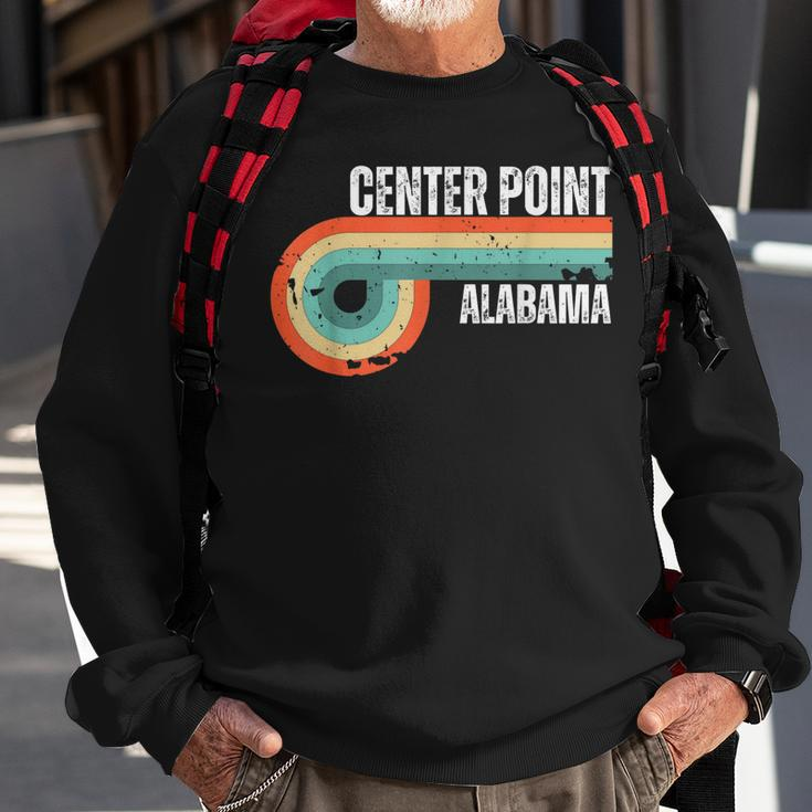 Center Point City Alabama State Vintage Retro Souvenir Sweatshirt Gifts for Old Men
