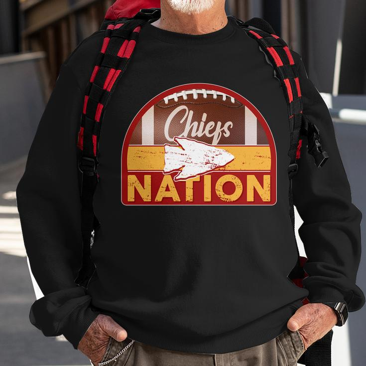 Chiefs Nation Football Sweatshirt Gifts for Old Men