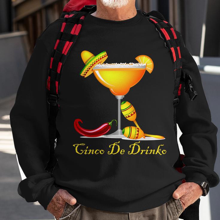 Cinco De Drinko Margarita Mayo Funny Day Of The Dead Tshirt Sweatshirt Gifts for Old Men