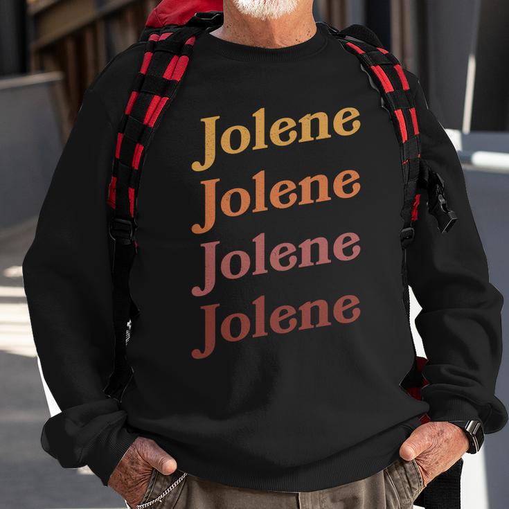 Classic Vintage Style Colors Jolene Sweatshirt Gifts for Old Men