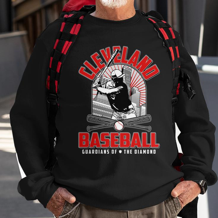 Cleveland Baseball Guardians Of The Diamond Tshirt Sweatshirt Gifts for Old Men