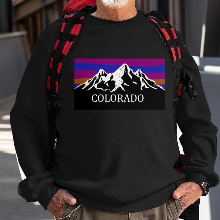 Colorado Mountains Outdoor Flag Mcma Sweatshirt Gifts for Old Men
