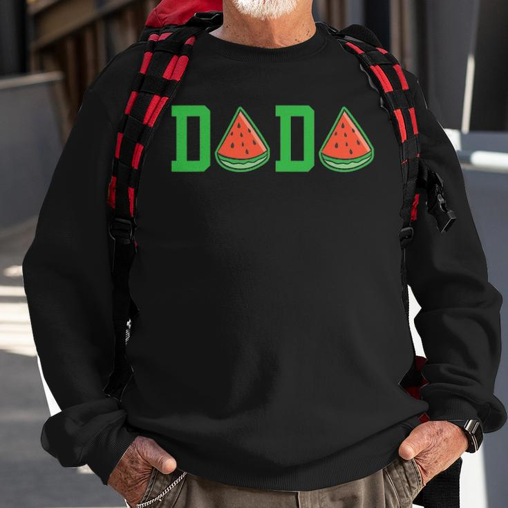 Dada Daddy Watermelon Summer Vacation Funny Summer Sweatshirt Gifts for Old Men