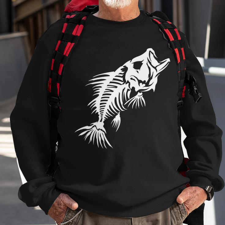 Dead Fish Skeleton X-Ray Tshirt Sweatshirt Gifts for Old Men