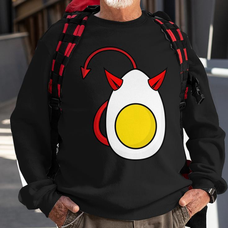 Deviled Egg Funny Halloween Costume Sweatshirt Gifts for Old Men