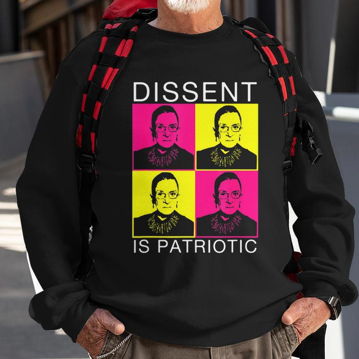 Dissent Is Patriotic Reproductive Rights Feminist Rights Sweatshirt Gifts for Old Men
