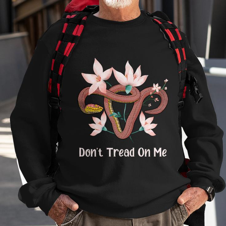 Don’T Tread On Me Uterus Great Gift Sweatshirt Gifts for Old Men