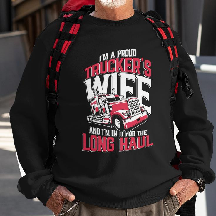 Drop Loads Gift Trucker Semi Truck Driver Big Rig Trucking Cute Gift Sweatshirt Gifts for Old Men
