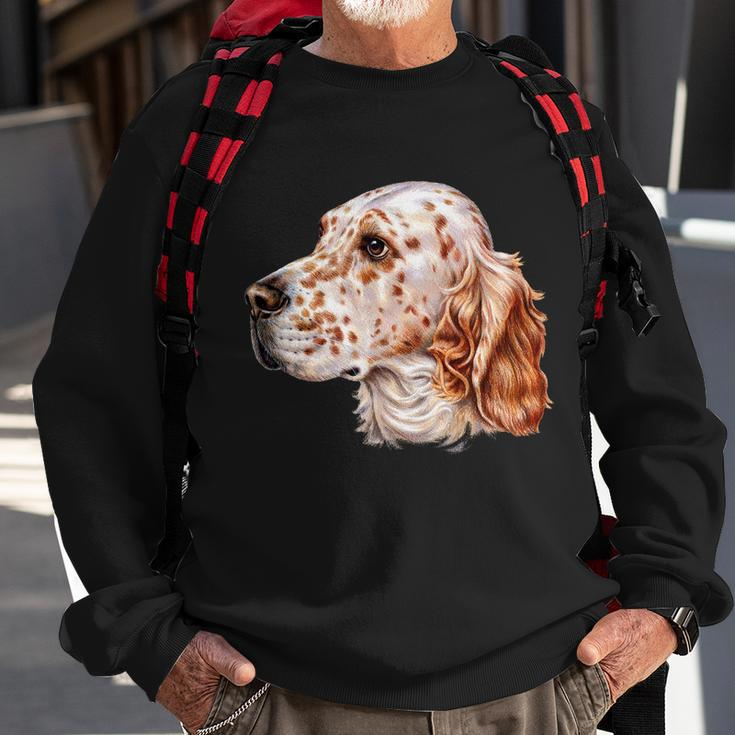English Setter Dog Tshirt Sweatshirt Gifts for Old Men