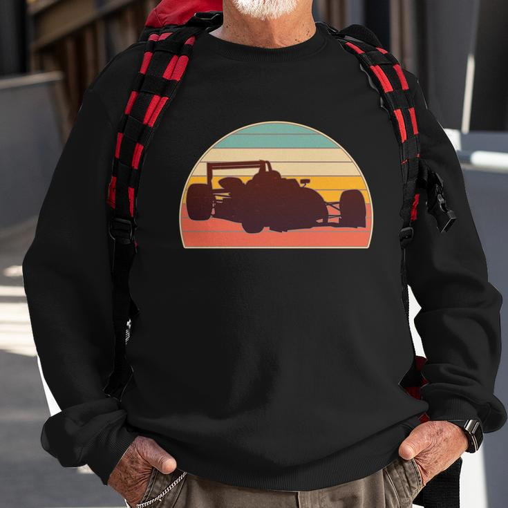F1 Formula 1 Racing Car Retro Vintage Colors Sweatshirt Gifts for Old Men