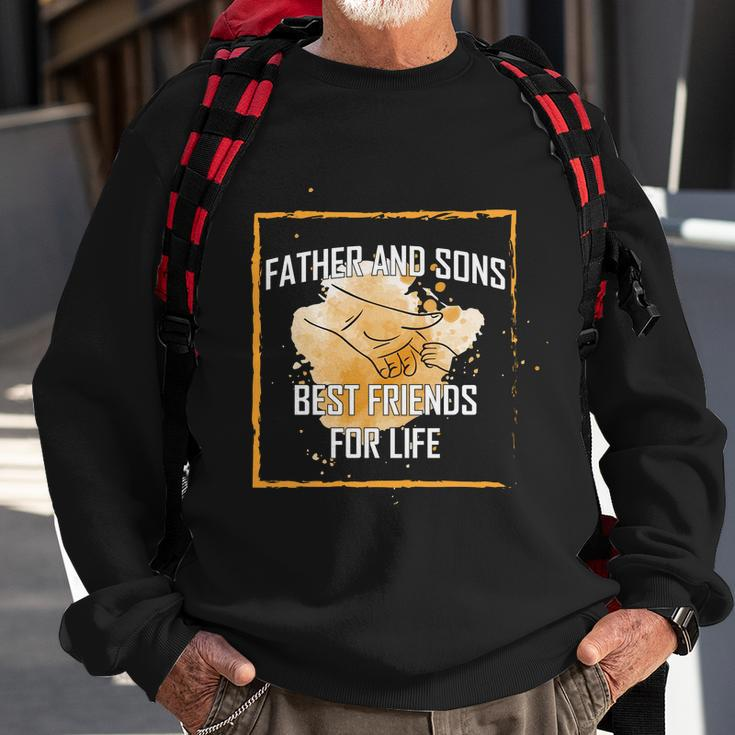 Father And Sons Best Friends For Life Fathers Day Gifts Graphic Design Printed Casual Daily Basic Sweatshirt Gifts for Old Men