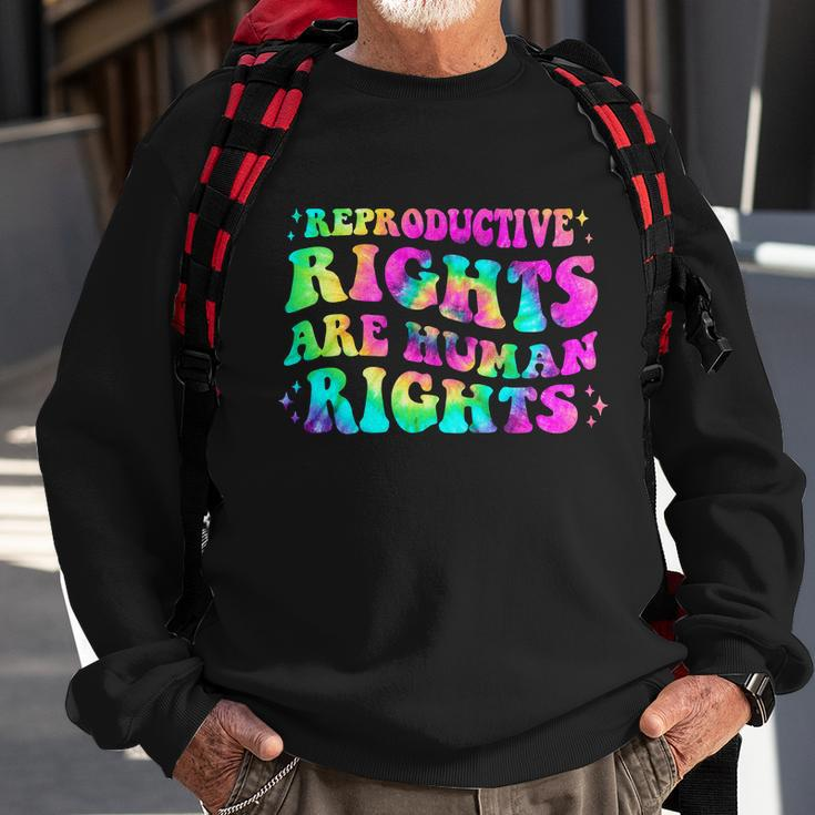 Feminist Aesthetic Reproductive Rights Are Human Rights Sweatshirt Gifts for Old Men