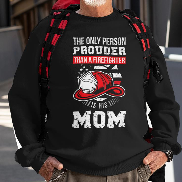 Firefighter Proud Firefighter Mom Fireman Mother Fireman Mama Sweatshirt Gifts for Old Men