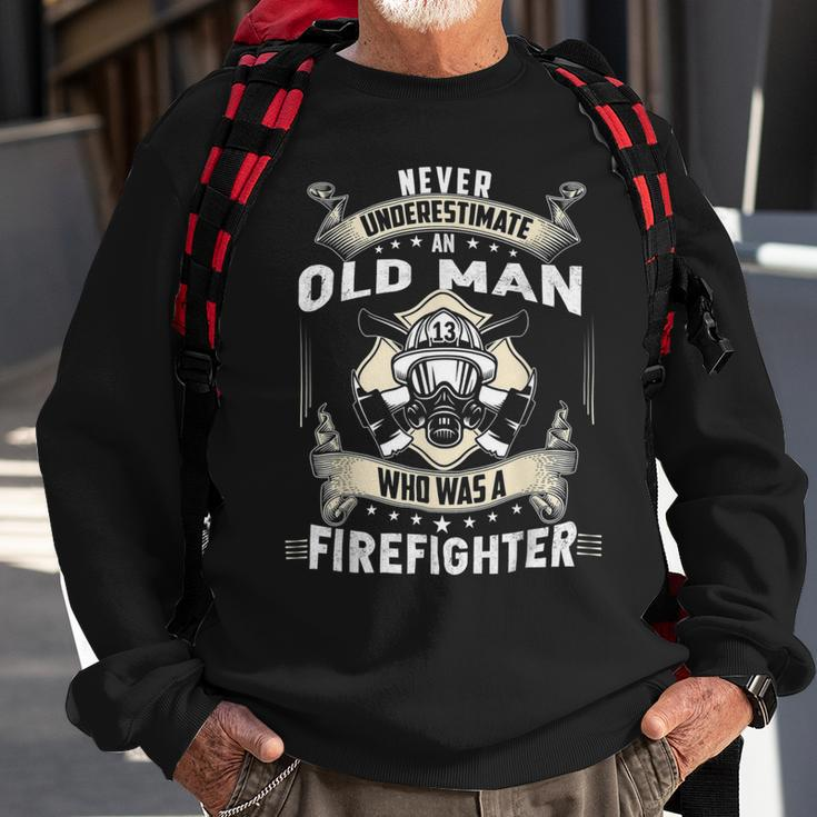 Firefighter Retired Firefighter Gifts Retired Firefighter V2 Sweatshirt Gifts for Old Men