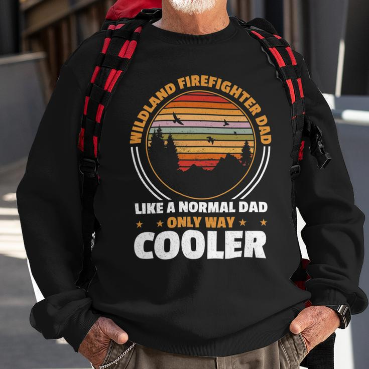 Firefighter Wildland Firefighter Dad Rescue Wildland Firefighting V2 Sweatshirt Gifts for Old Men