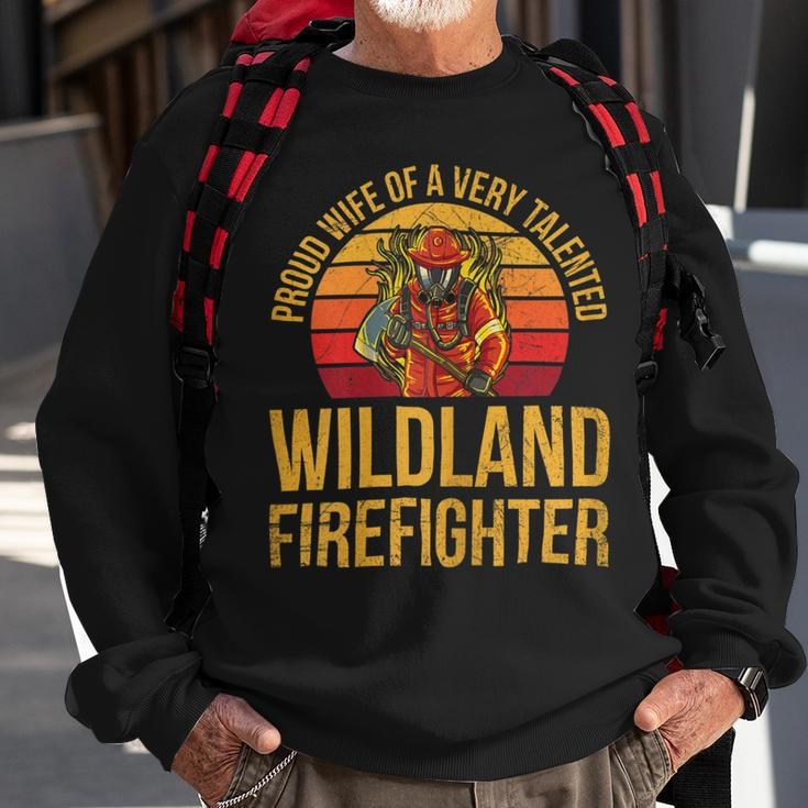 Firefighter Wildland Firefighting Design For A Wife Of A Firefighter V3 Sweatshirt Gifts for Old Men