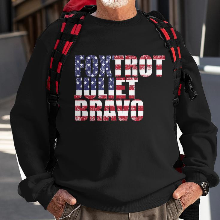 Fjb Foxtrot Juliet Bravo Usa Anti Biden Tshirt Sweatshirt Gifts for Old Men
