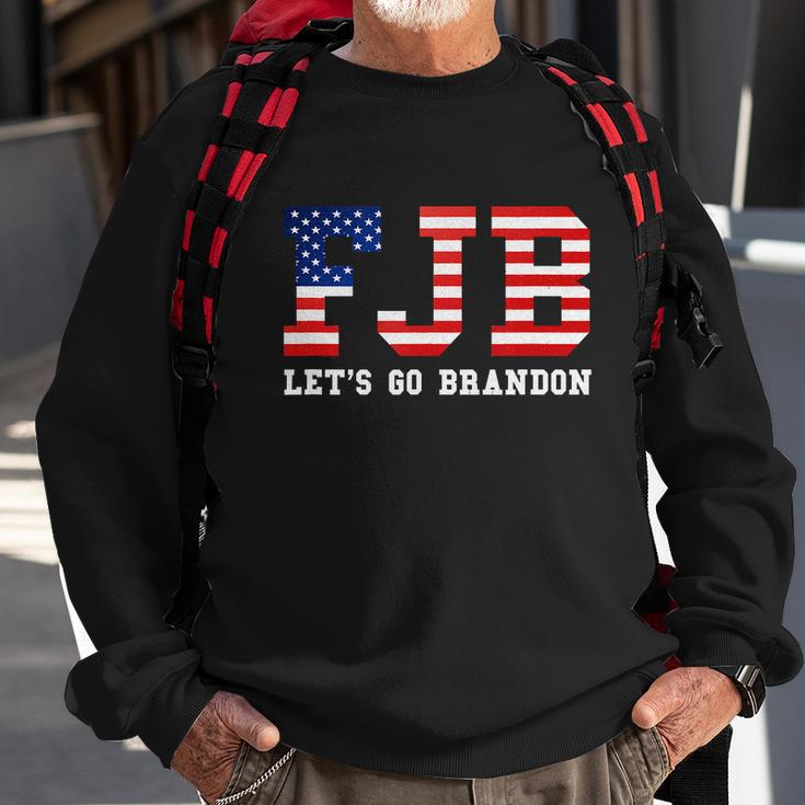 Flag Lets Go Brandon Essential Sweatshirt Gifts for Old Men