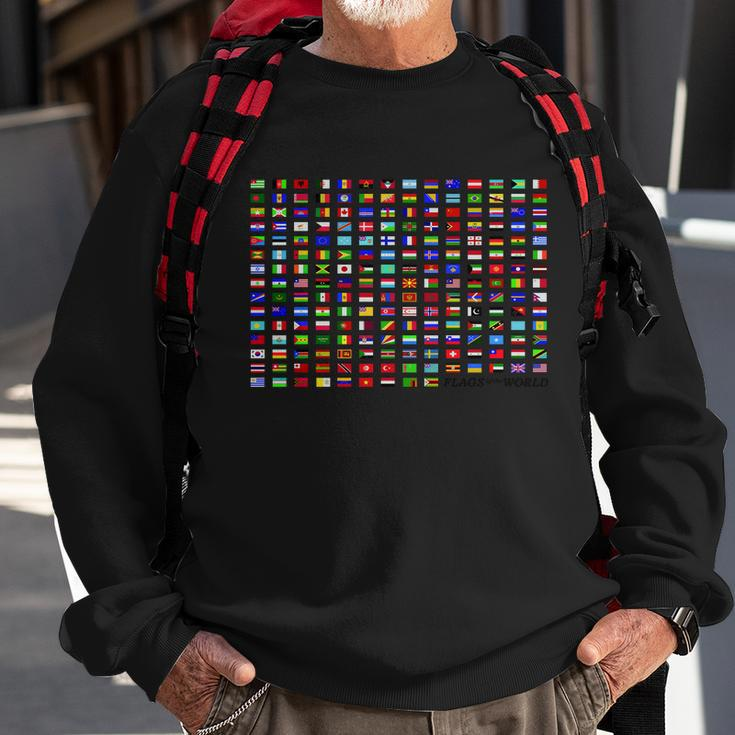 Flags Of The World Tshirt Sweatshirt Gifts for Old Men