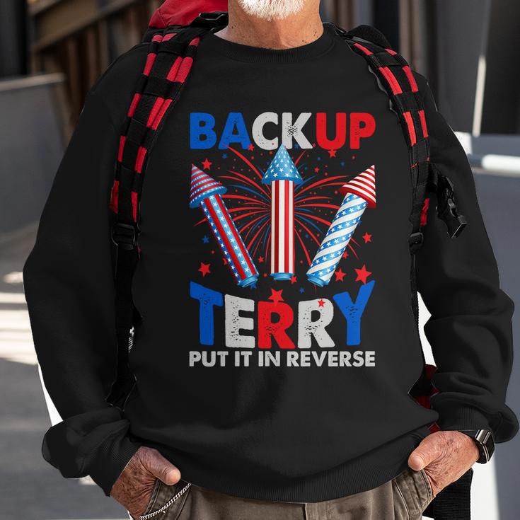 Fouth 4Th Of July Back Up Terry Put It In Reverse Sweatshirt Gifts for Old Men