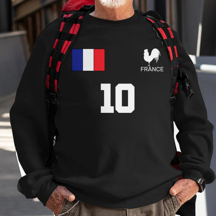 France Soccer Jersey Sweatshirt Gifts for Old Men