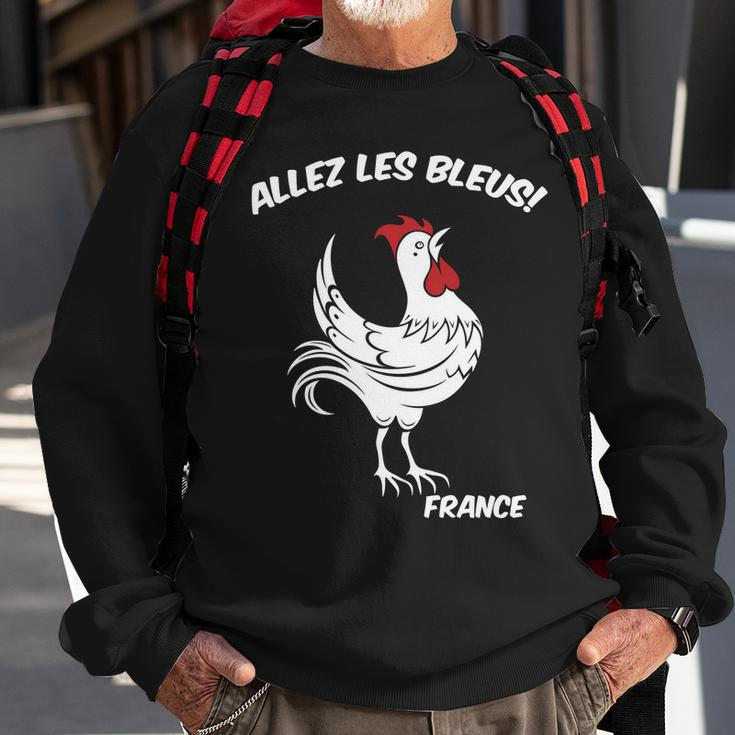 France Soccer World Allez Les Bleus Sweatshirt Gifts for Old Men