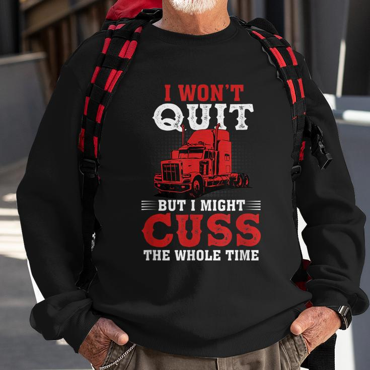 Fun Gift For Truck Drivers Cool Gift Sweatshirt Gifts for Old Men